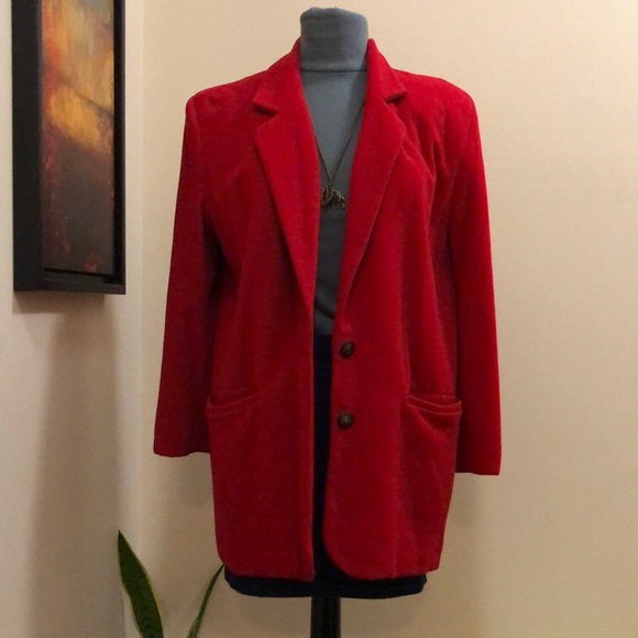 Vintage Red Blazer - Picture 1 of 2